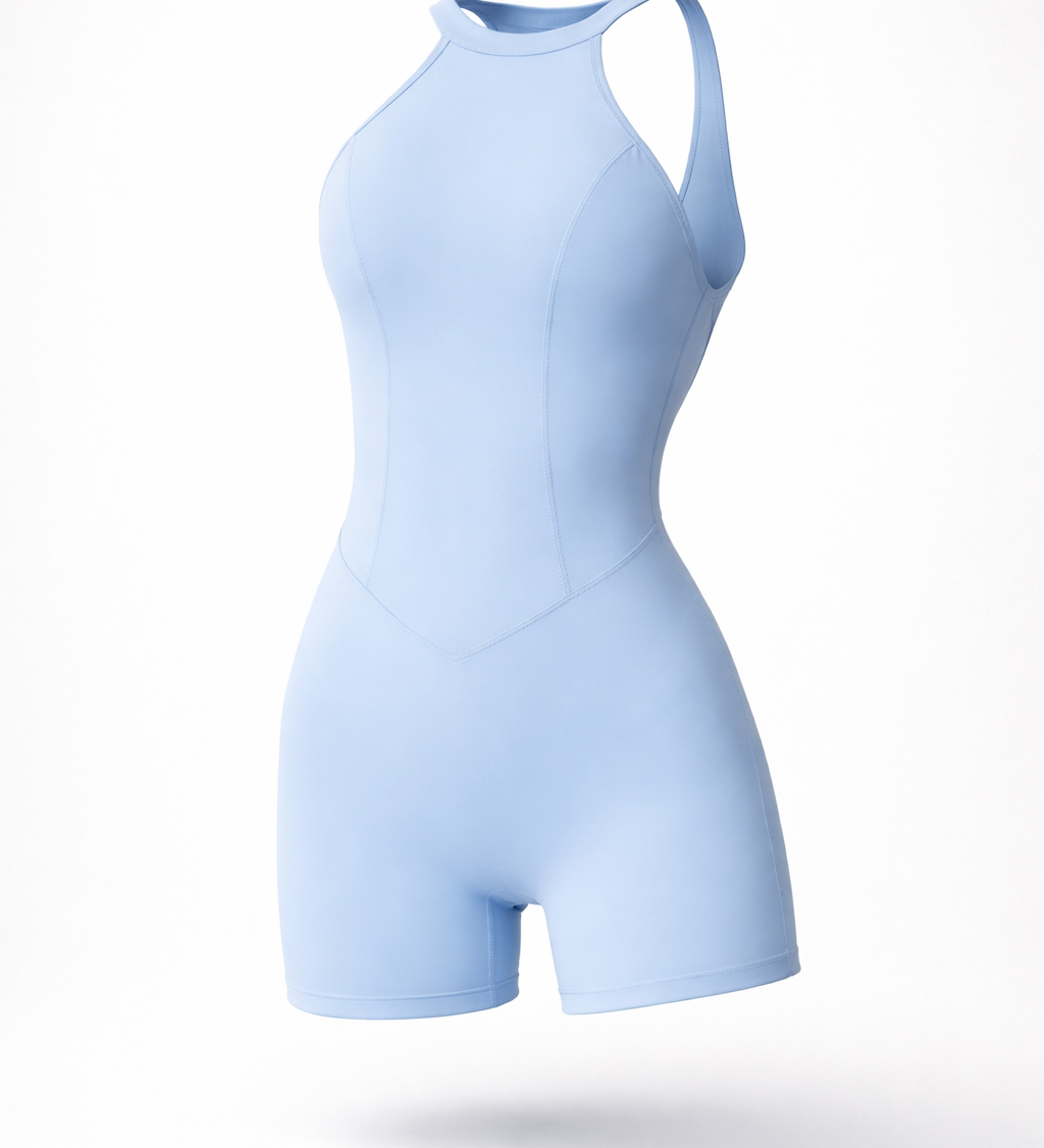 Tætsiddende Sports Jumpsuit Yogasæt