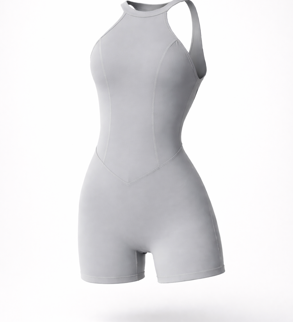 Tætsiddende Sports Jumpsuit Yogasæt