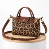 VALÉRIA™ Leopard Mini Crossover-taske