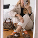 SAVINA™ Sneakers med udtalelsesprint