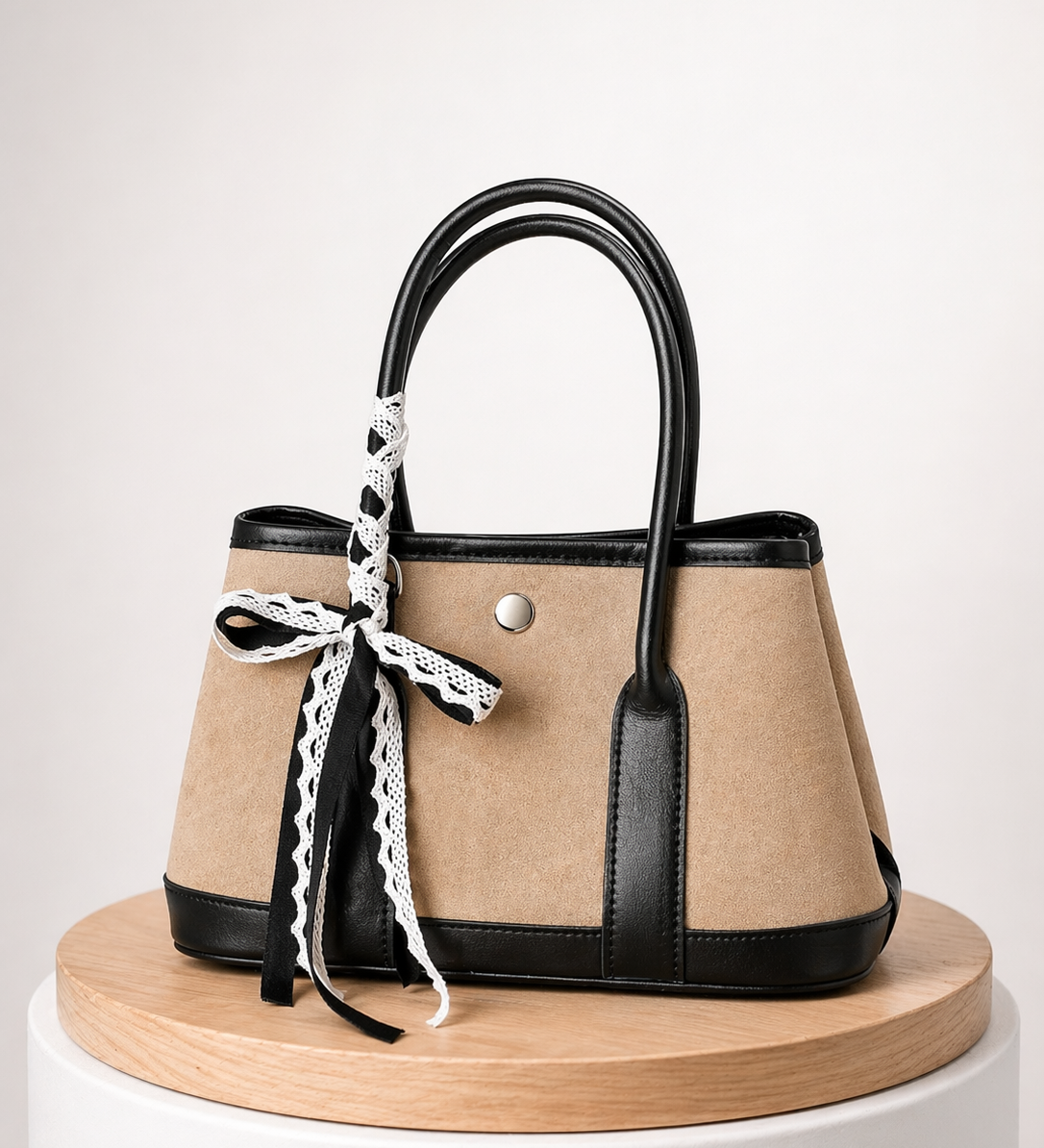 CELINE™ blonde-detaljeret taske med tophåndtag
