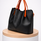 VALENZA™ Kontrastlæder-shopper