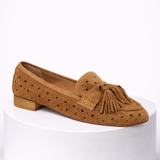 HERITAGE™ Ruskindloafers med kvast