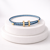 VELA™ Flettet Læderarmbånd