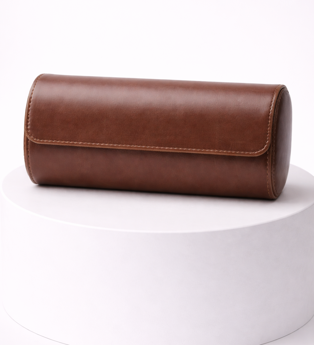 VOYAGER™ læder ur-etui – 3-slotsudgave