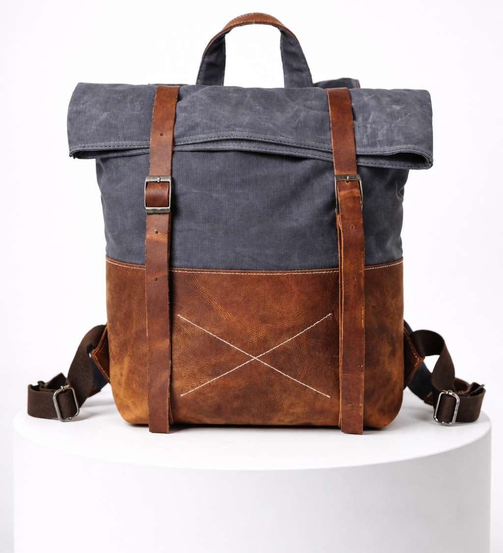 RUGGED NOMAD™ Rygsæk i Vokset Lærred