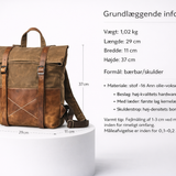 RUGGED NOMAD™ Rygsæk i Vokset Lærred
