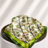 VERDÉ BLOOM™ Silkesignaturtørklæde